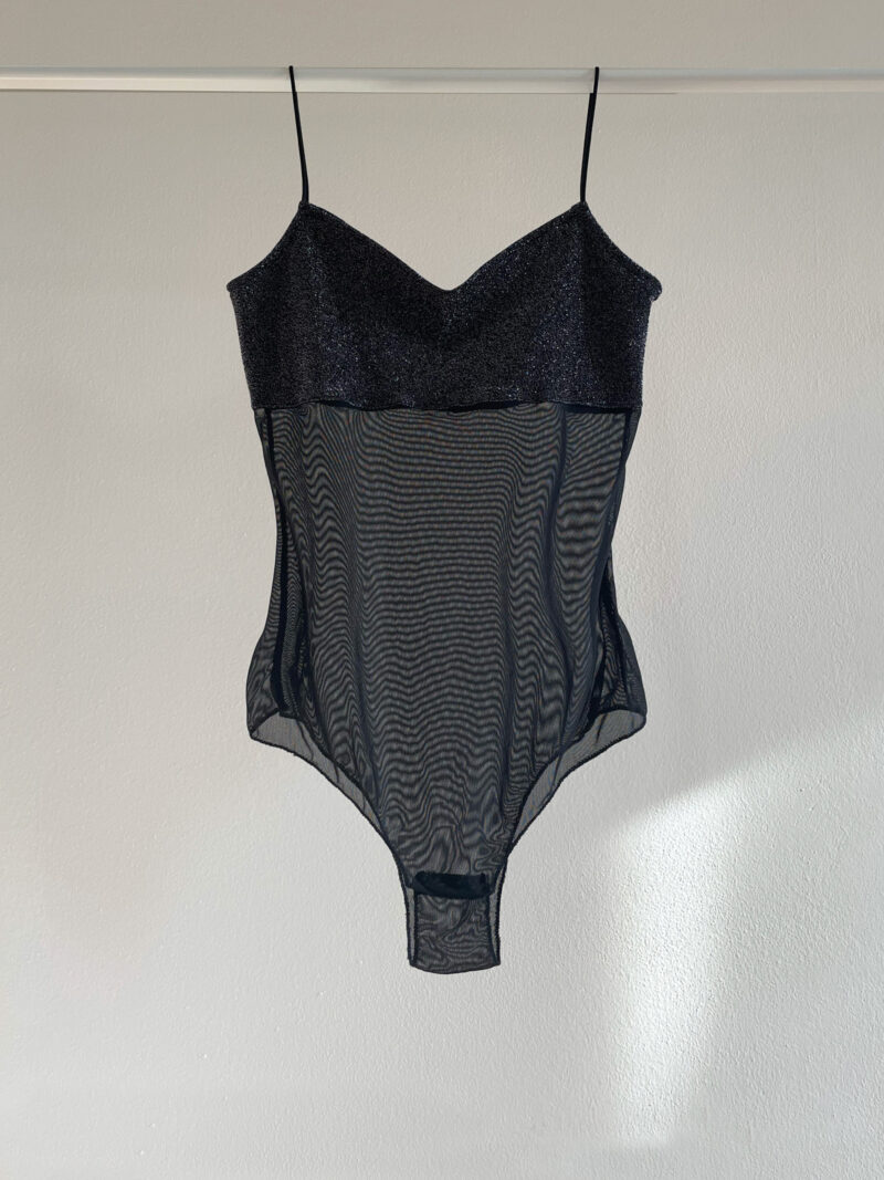 Fly bodysuit Lurex + Tulle