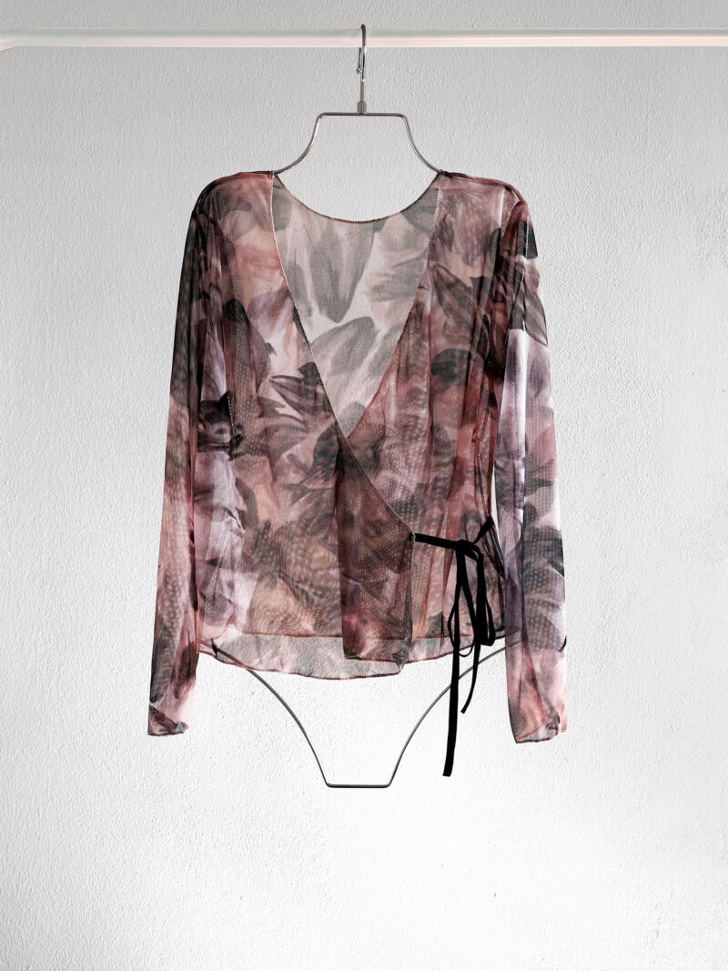 Gaia wrap-top Tulle